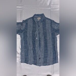 Men's Blue Striped Shirt